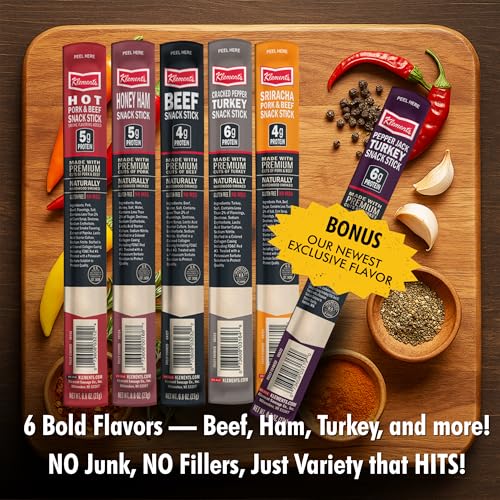 26 Piece Meat Sticks Gift Basket with Beef Sticks, Pork, Turkey, Ham & Cheese Sticks S15440