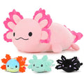 5Pcs Shark Stuffed Animals Set with 4 Small Sea Animal Plush Toys X232
