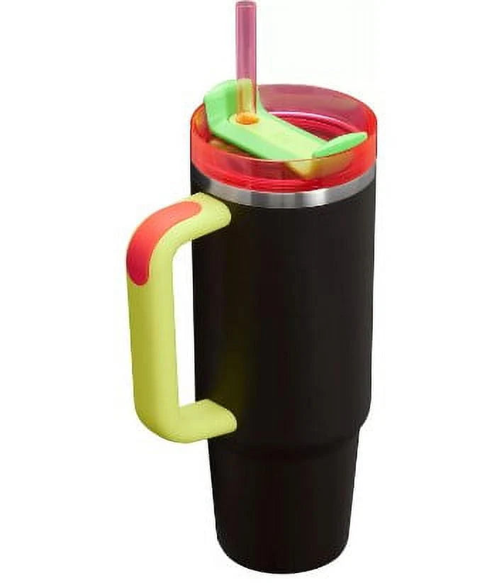 30 oz Stainless Steel Vacuum Insulated Tumbler with Lid and Straw J47745