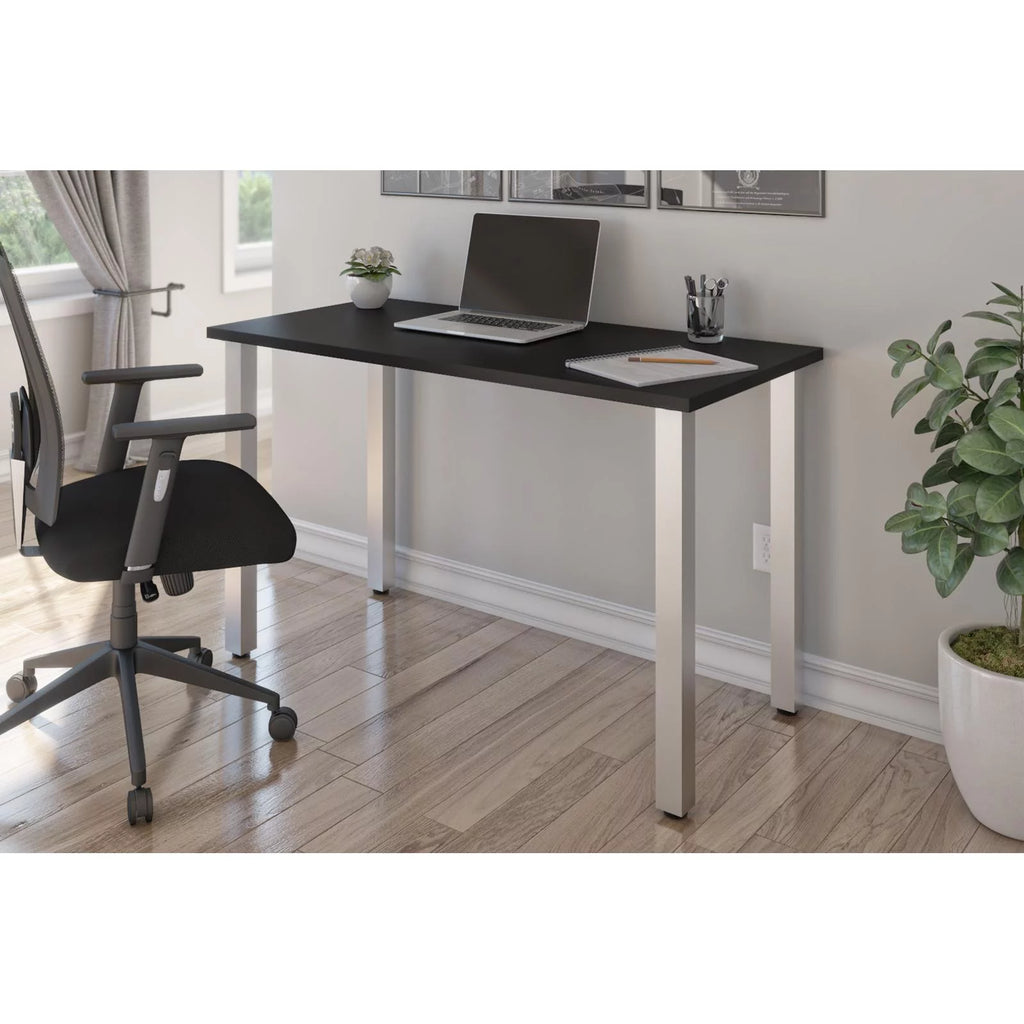 48W Table Desk with Square Metal Legs F207
