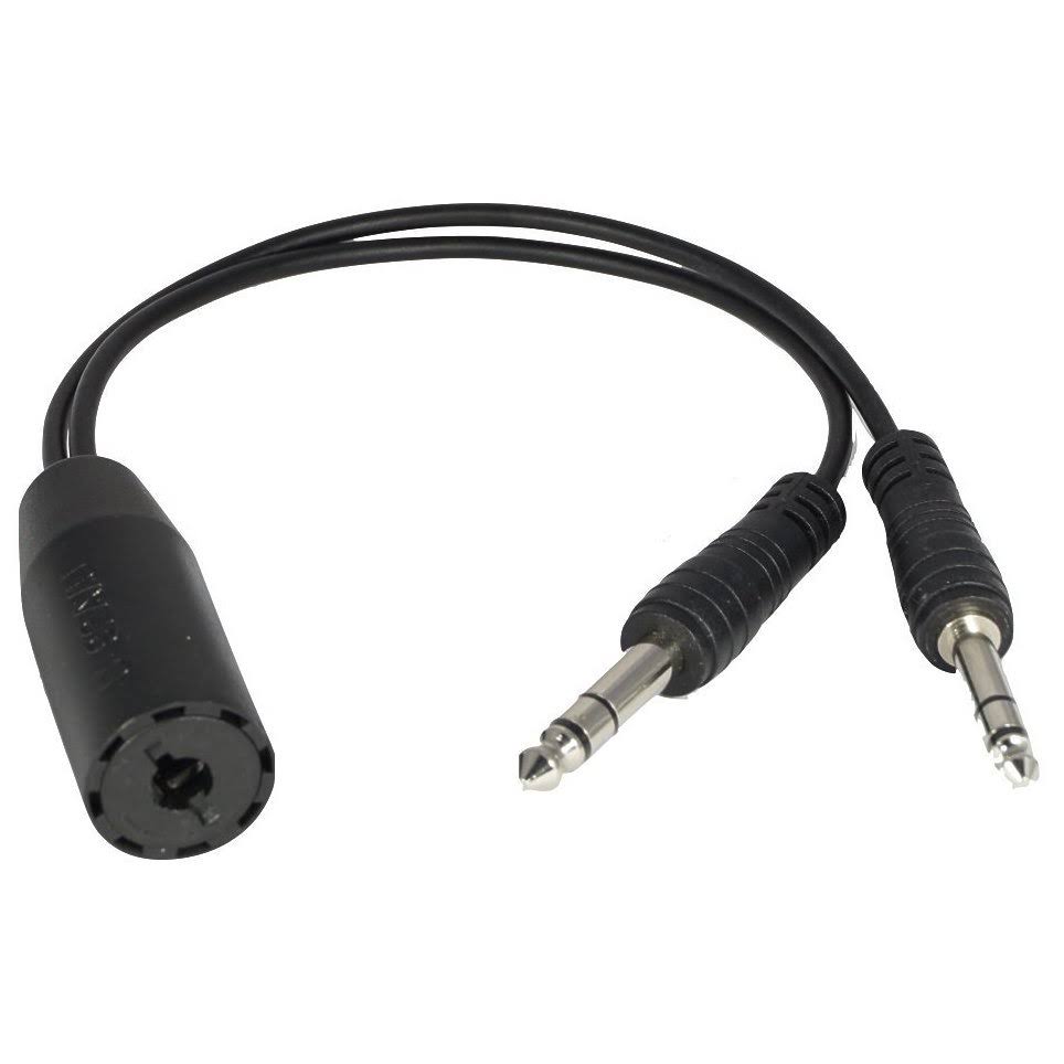 Helicopter to General Aviation Headset Adapter Cable O711
