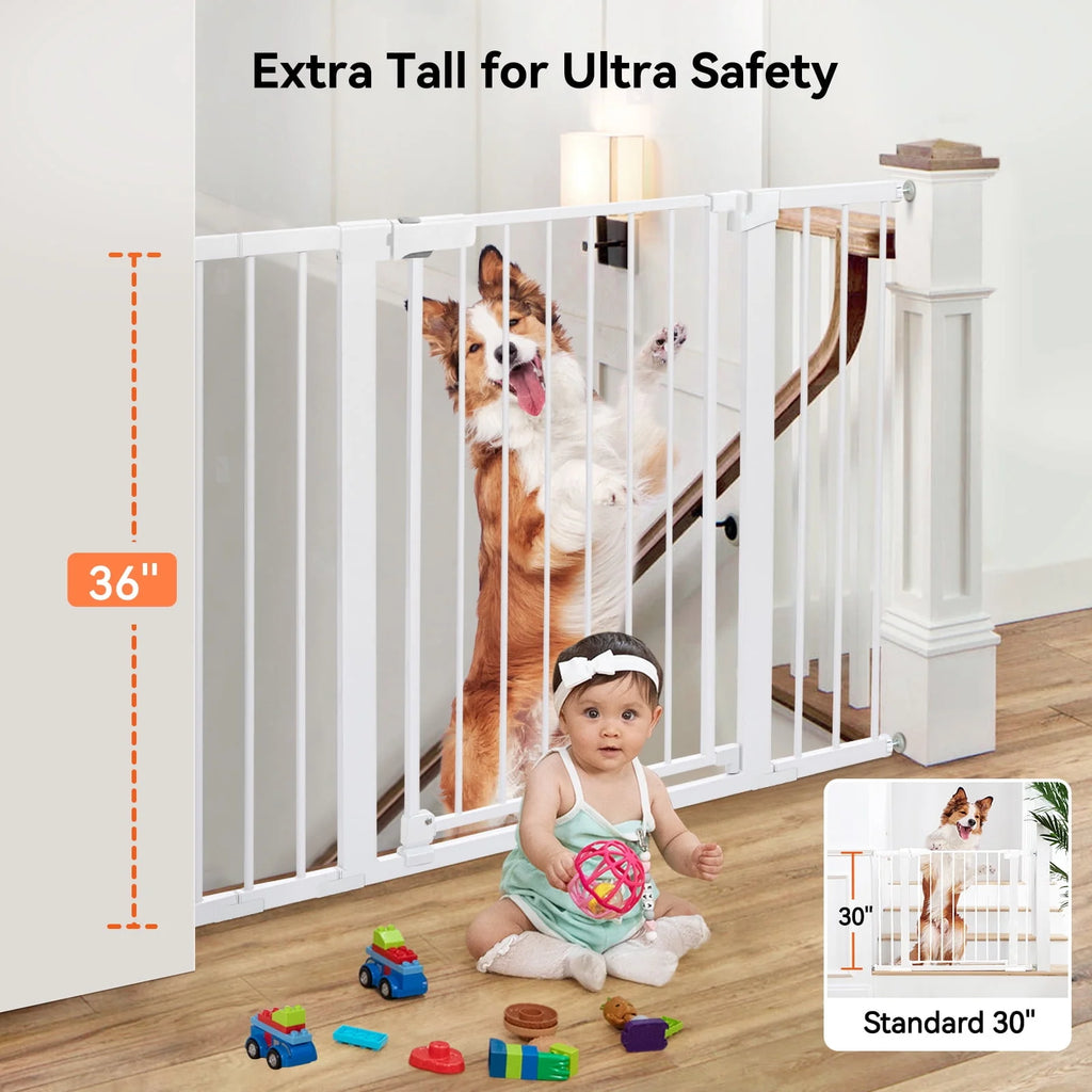 36'' Extra Tall 29.5-48.8'' Wide Baby Gate O6494