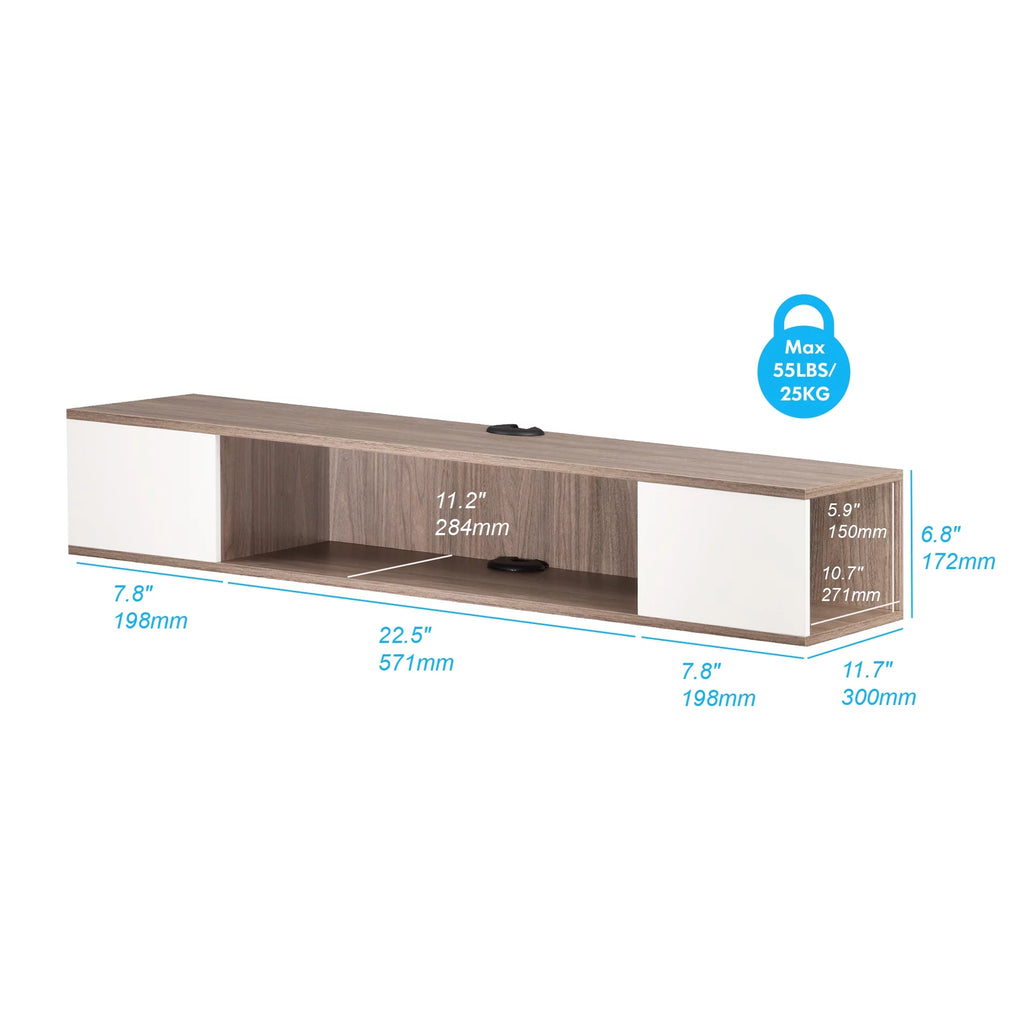 White Floating TV Stand S9993