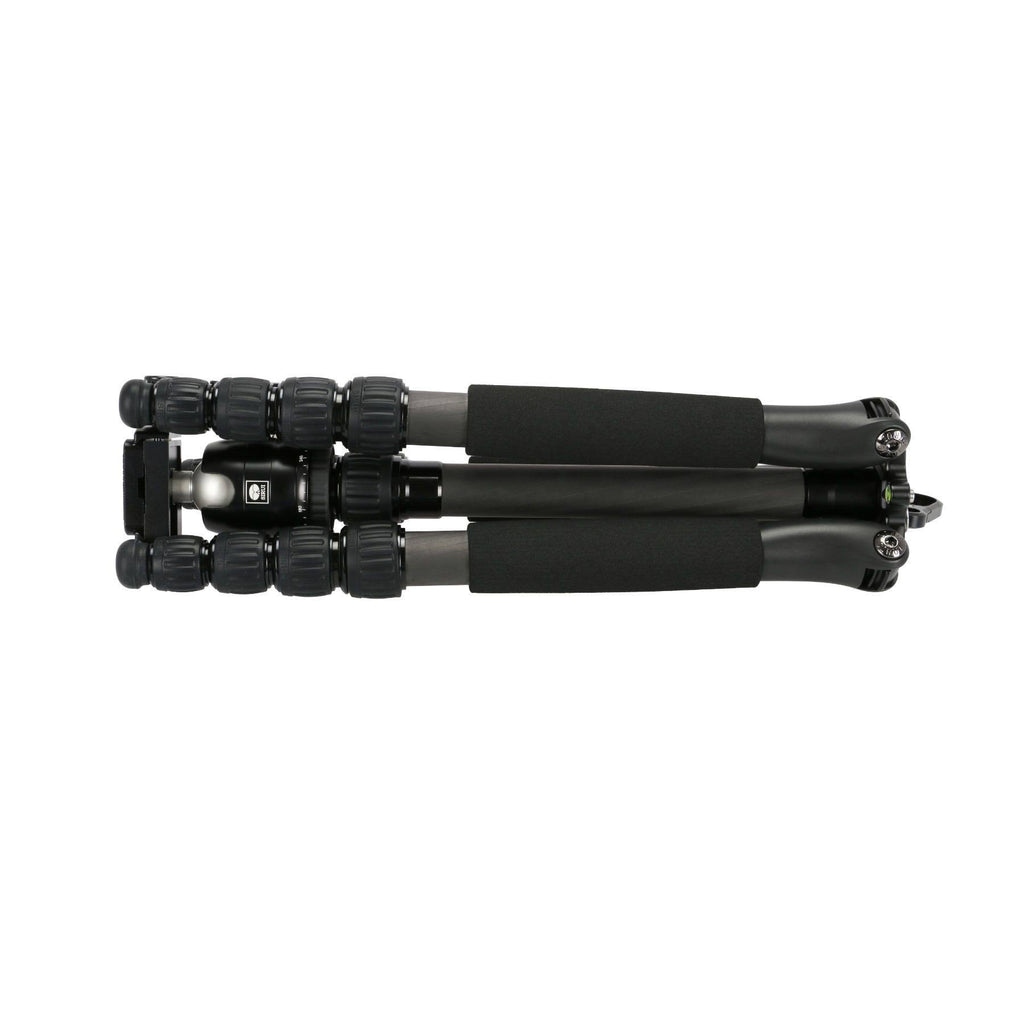 Black Carbon Fiber Travel Tripod with Ball Head V9198