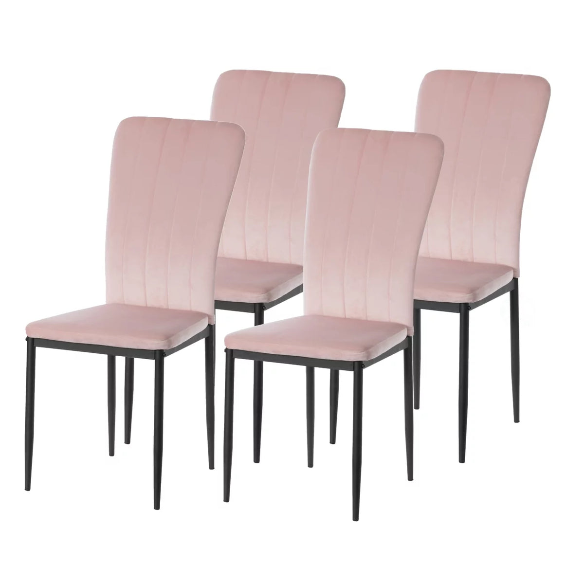 Tufted Velvet Upholstered Dining Chair U8657