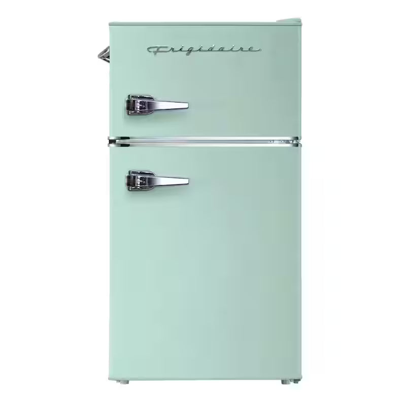 Mint 2 Door Retro Mini Fridge I80041