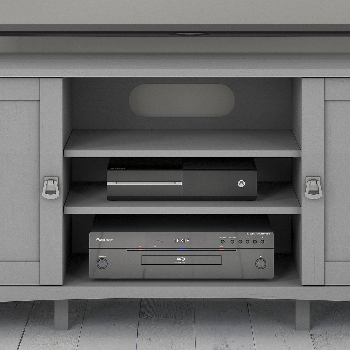Cape Cod Gray TV Stand E898