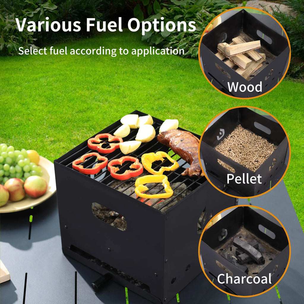 Black 16 inch Wood Fired Pizza Oven L162561