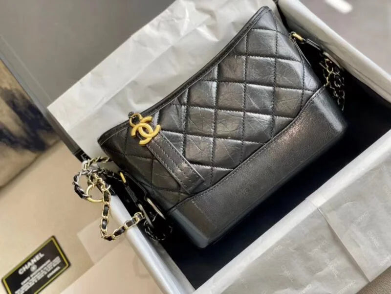 Black Hobo Bag F811