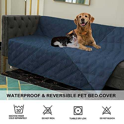 Waterproof Reversible Dog Bed Cover Pet Blanket F34552