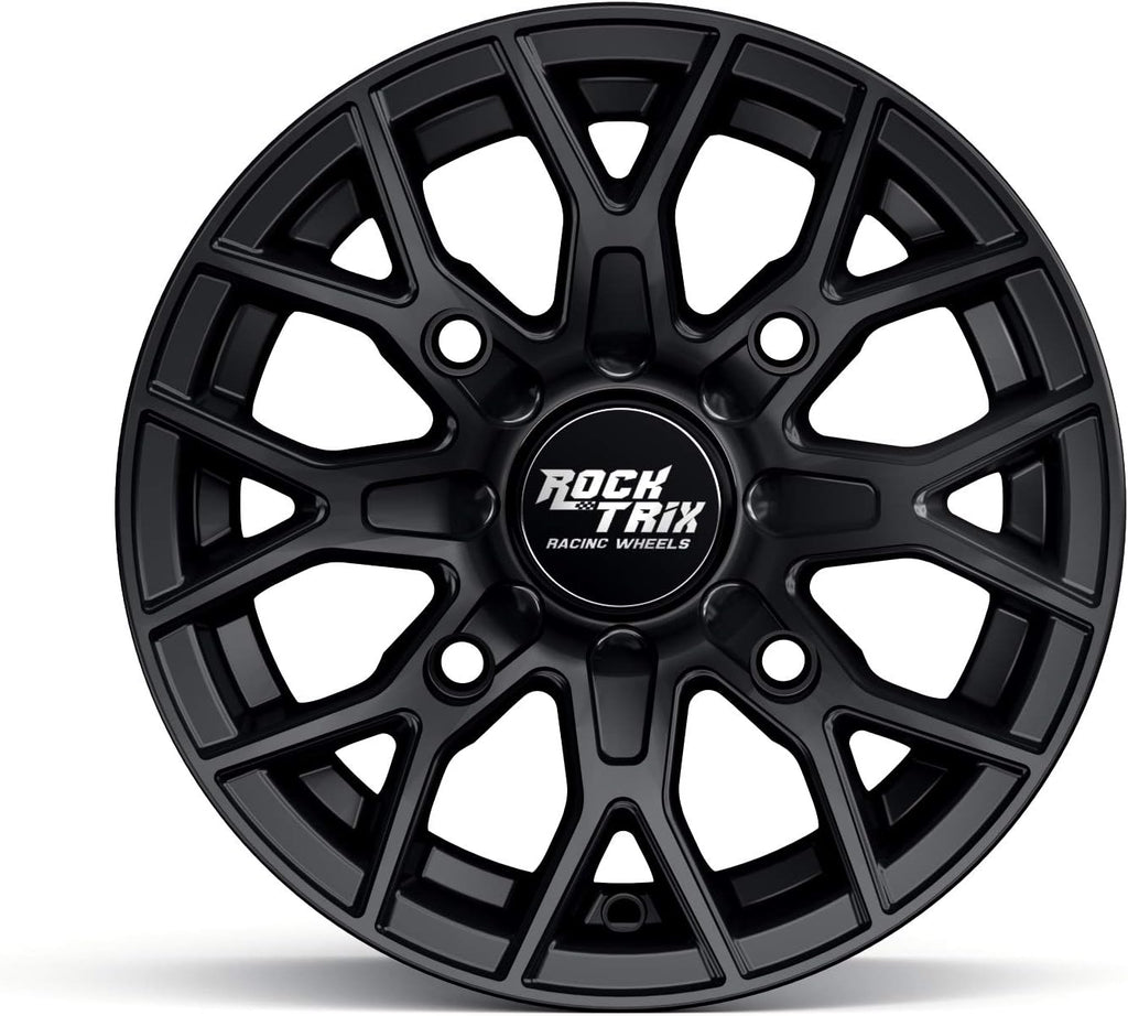 14x7 Matte Black ATV Wheels Rims Set of 4 S8162