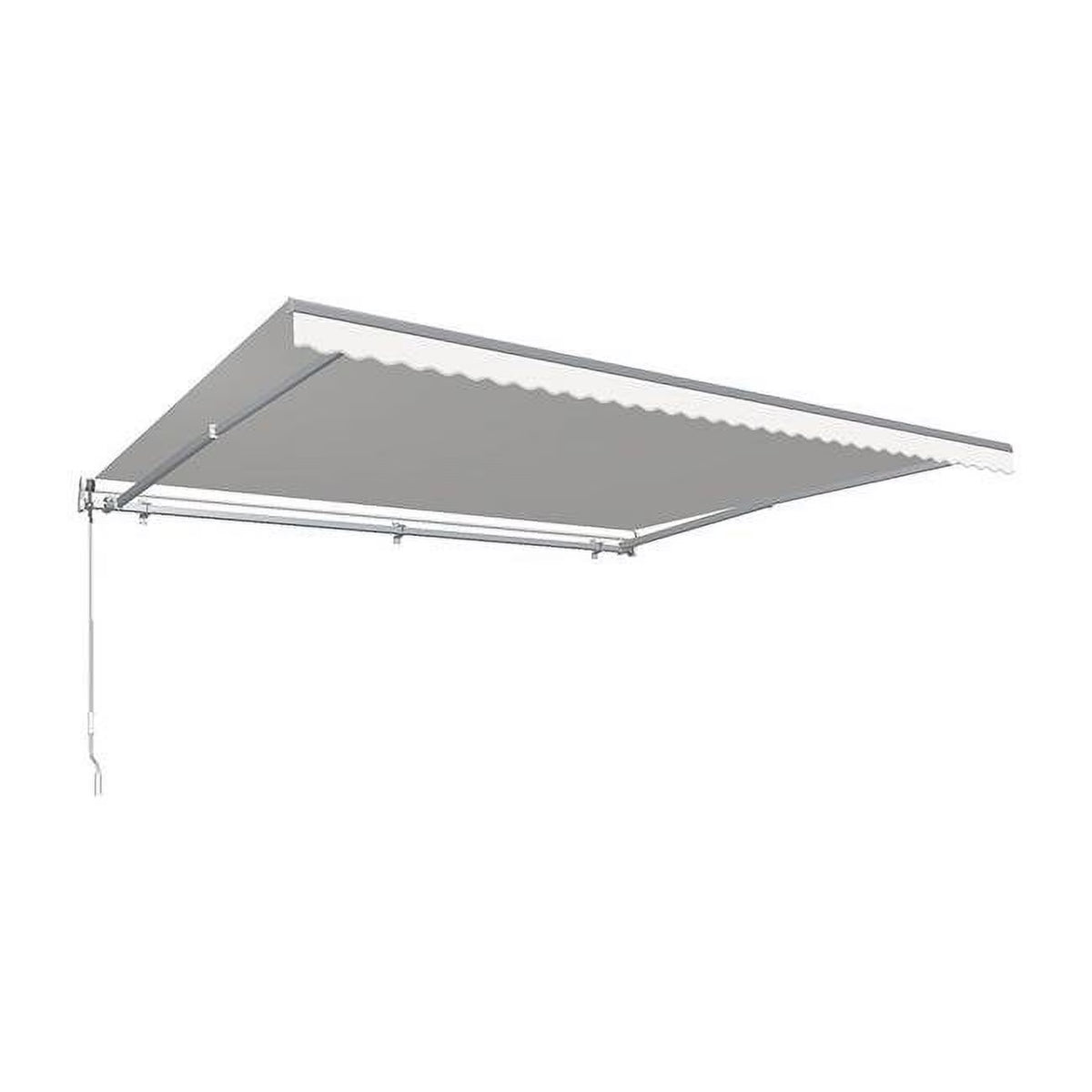 Off White 18 ft. Retractable Awning with Remote J38148
