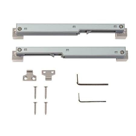 Satin Nickel Top Mount Barn Door Kit S10079