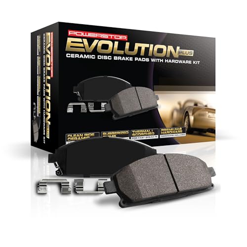 Rear Z17 Ceramic Brake Pads with Hardware L2072