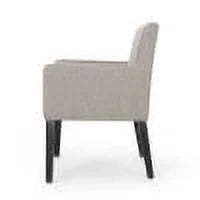 Light Gray Fabric Upholstered Armchair E58452