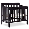 Black 4 in 1 Convertible Mini Crib Z86884