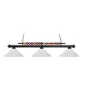 Matte Black 3-Light Island/Billiard Z80903