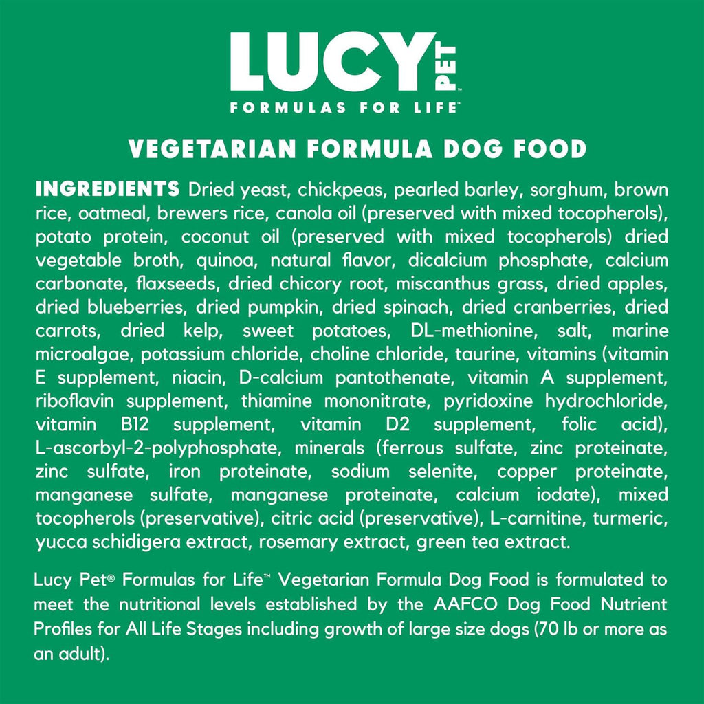 Vegetarian Formula Dry Dog Food R390