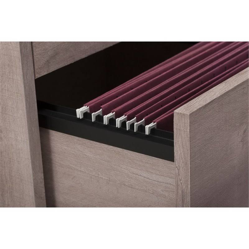 3 Piece Office Set in Washed Gray O343365