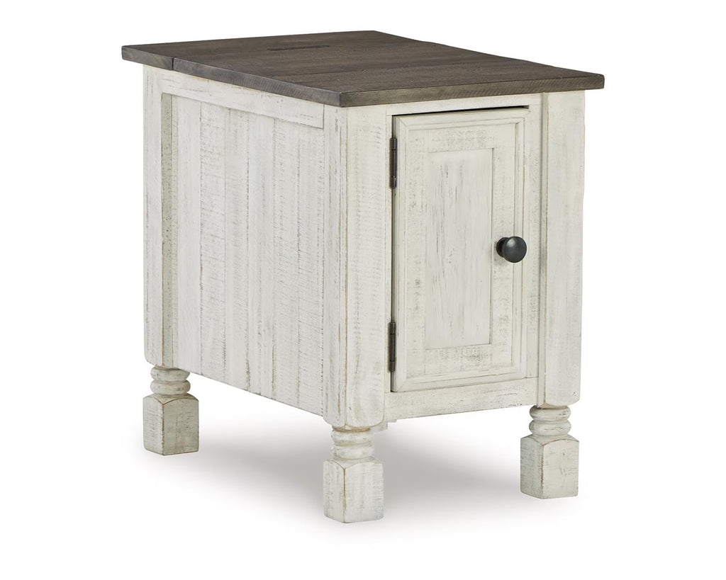White/Gray Chairside End Table K740956
