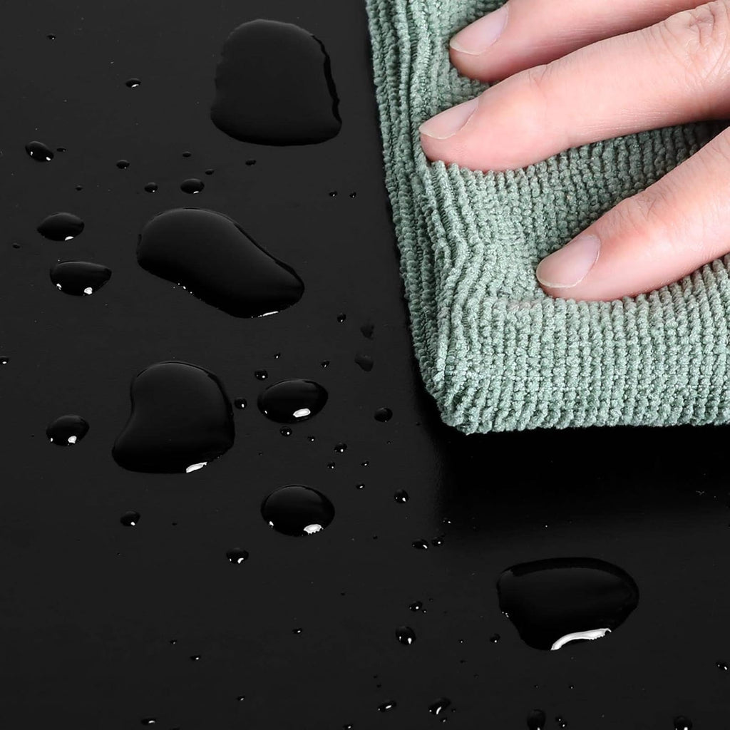 Black Rectangular End Side Table with 2 Drawers S737