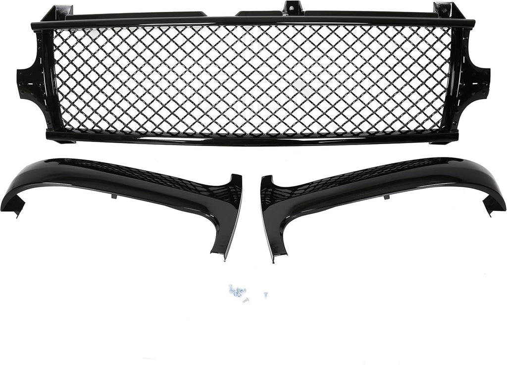 Black Mesh Front Hood Grill Cover Z663