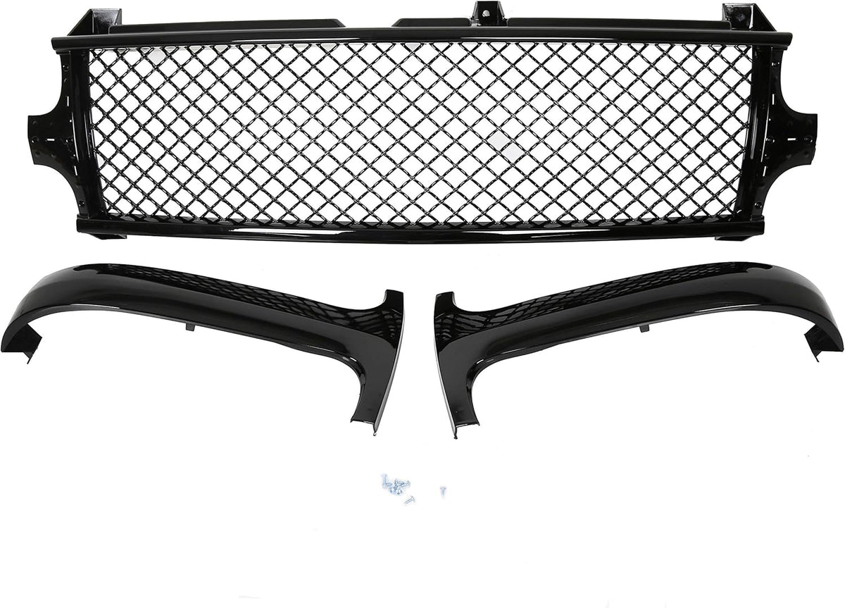 Black Mesh Front Hood Grill Cover Z663