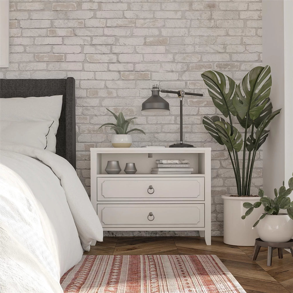 2 Drawer Nightstand C459