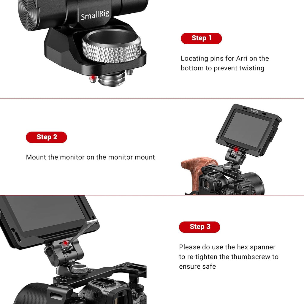 Swivel and Tilt Monitor Mount with Locating Pins Z3659