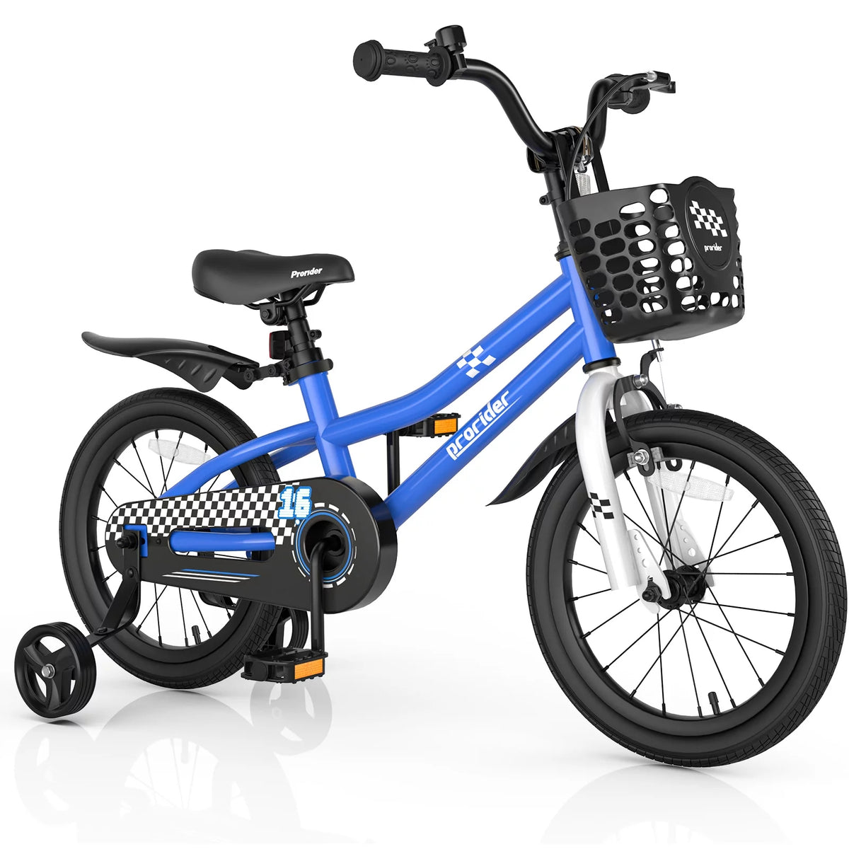 16'' Kid's Bike with Training Wheels & Basket K822