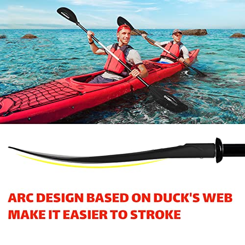 Heavy Duty Aluminum Alloy Kayak Paddles with Leash C8828