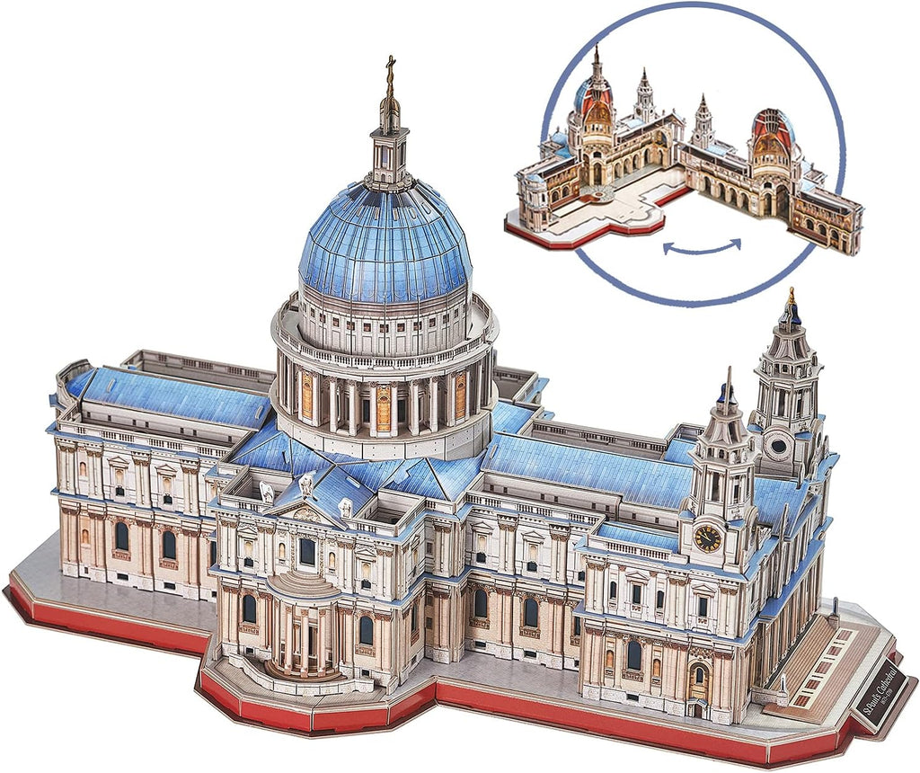 3D Puzzle Notre Dame de Paris Cathedral Model Kit, 293 Pieces B859548