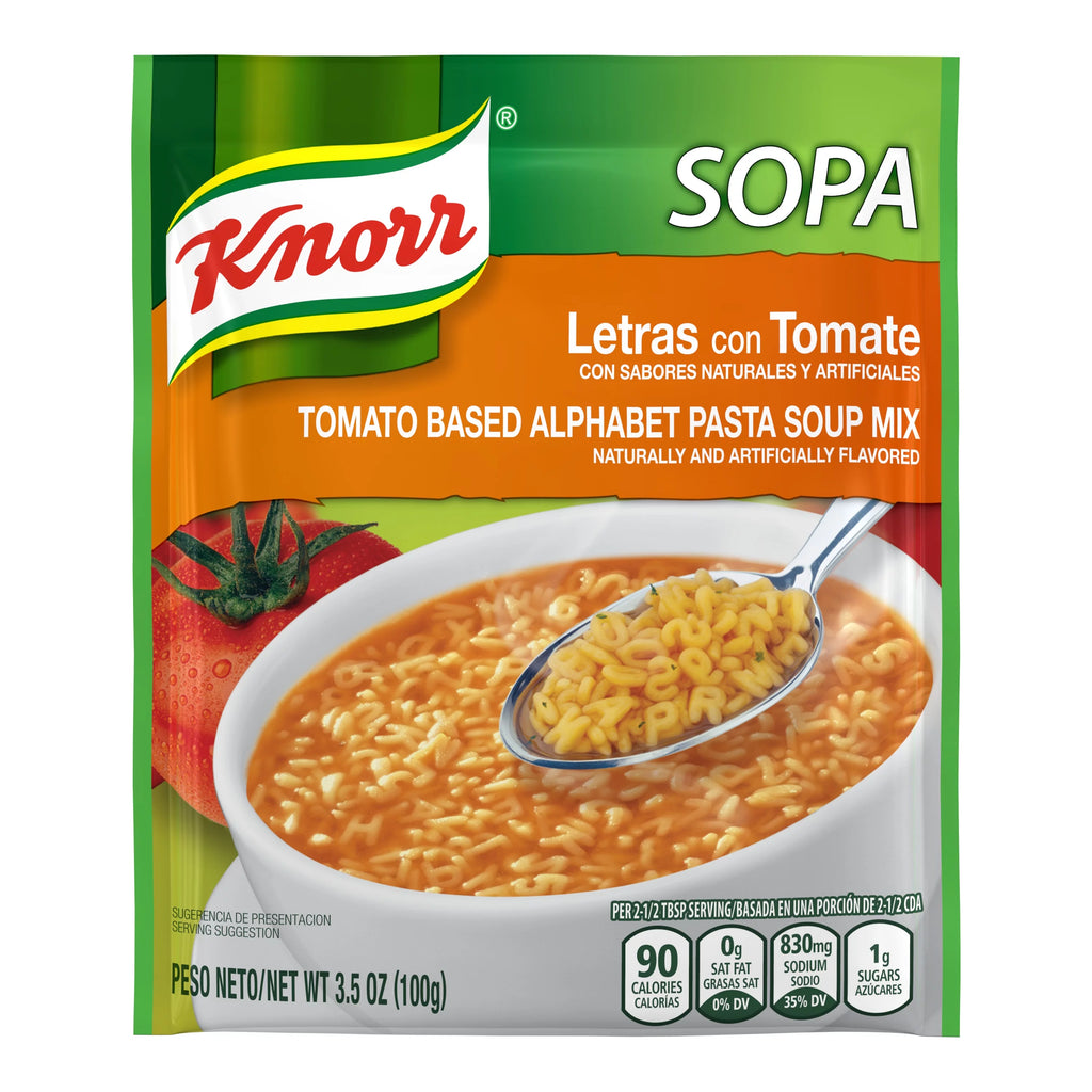 Tomato Alphabet Pasta Soup Mix 3.5 oz Pack of 18 G635