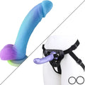 8.5 in Dildo with Harness & Strap-on Dildo Z38590