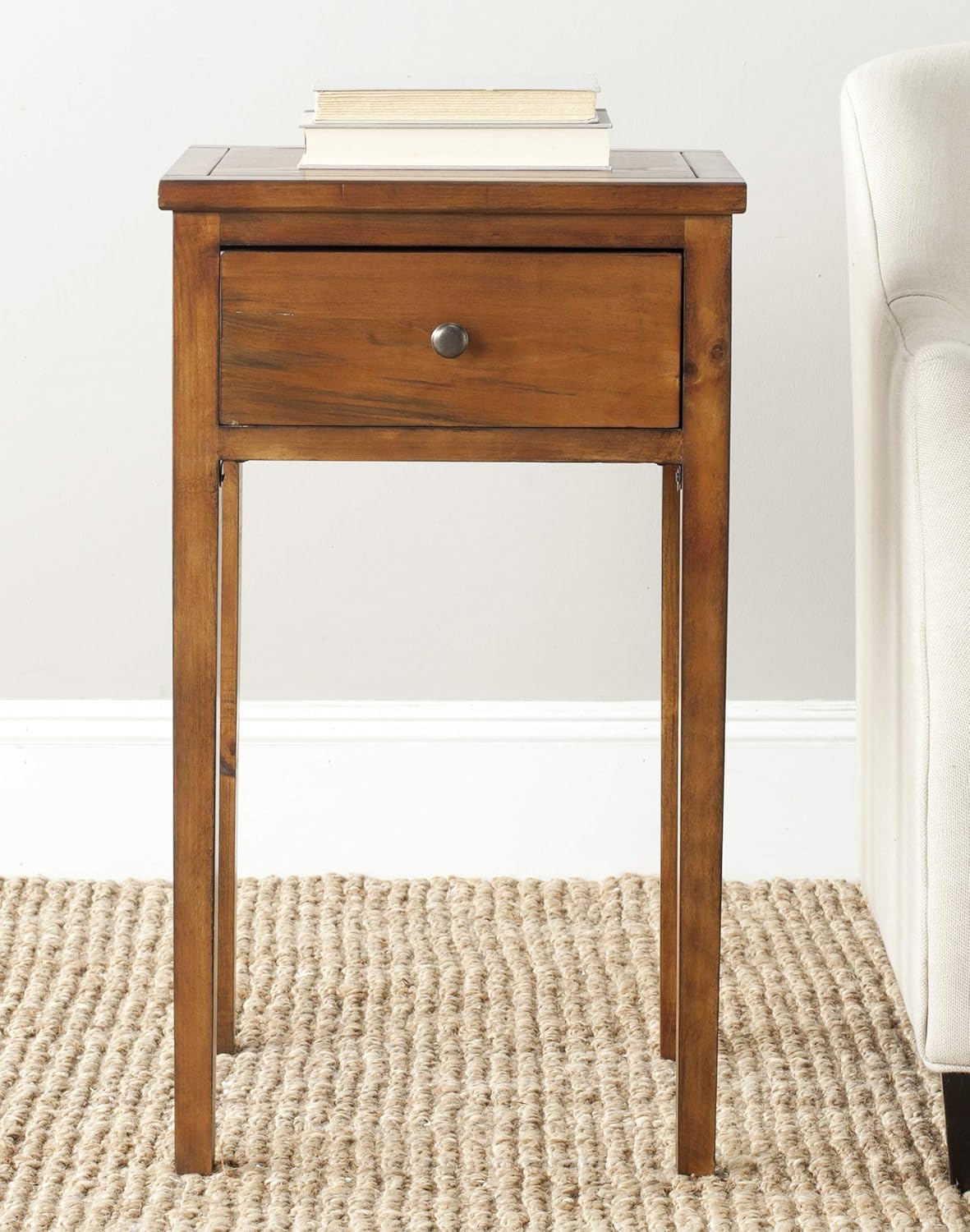 French Grey End Table D3742
