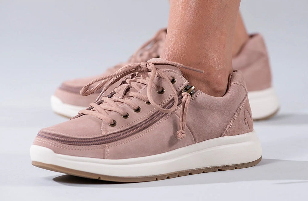 Blush Suede Comfort Lows J535