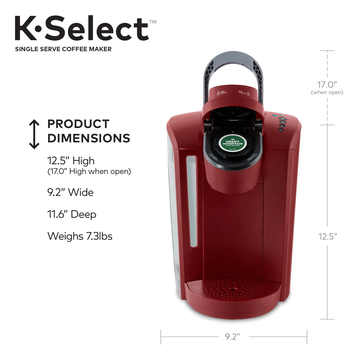 Single-Serve K-Cup Pod Coffee Maker G928