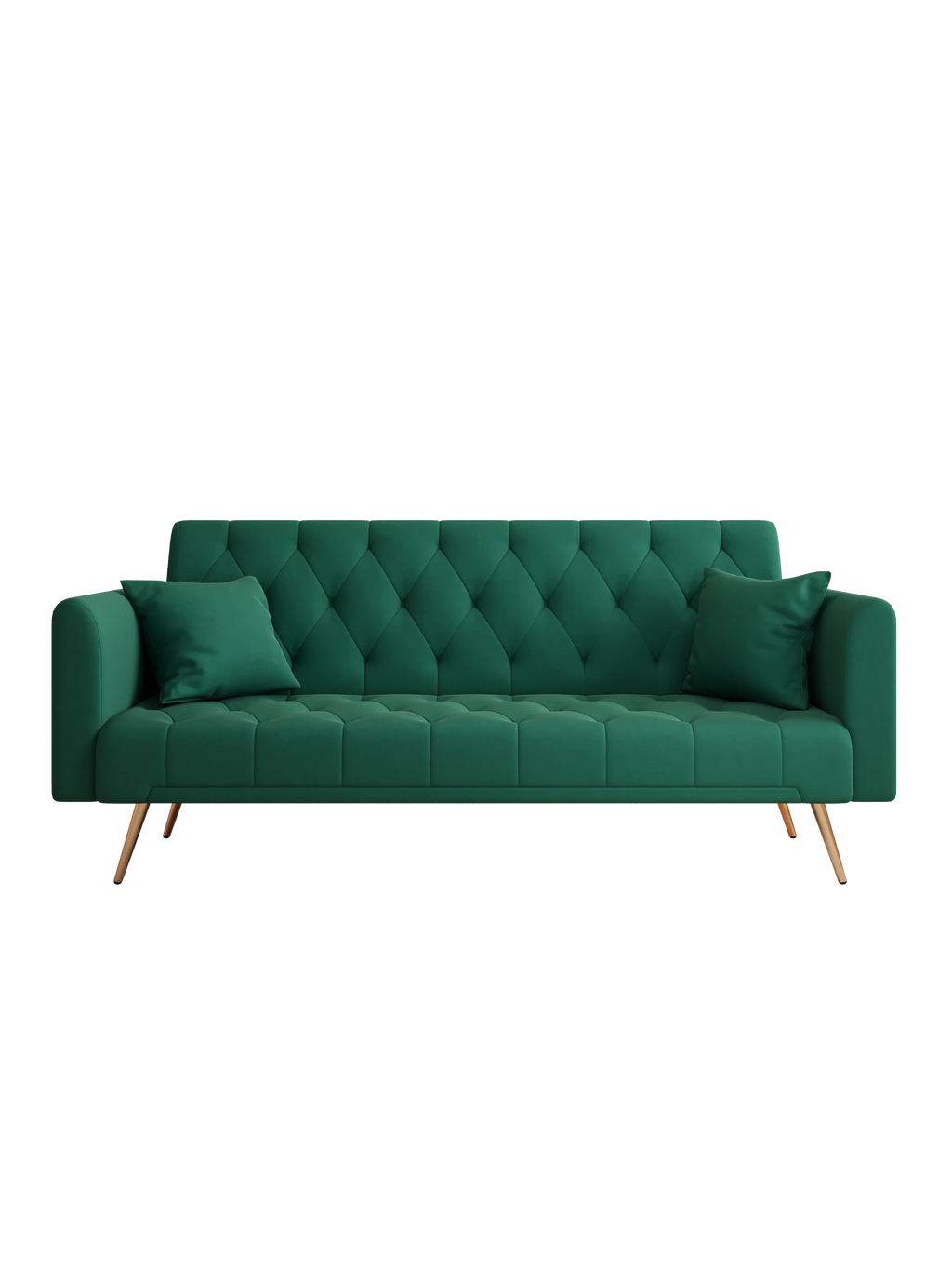 Convertible Sofa Bed Green T27686