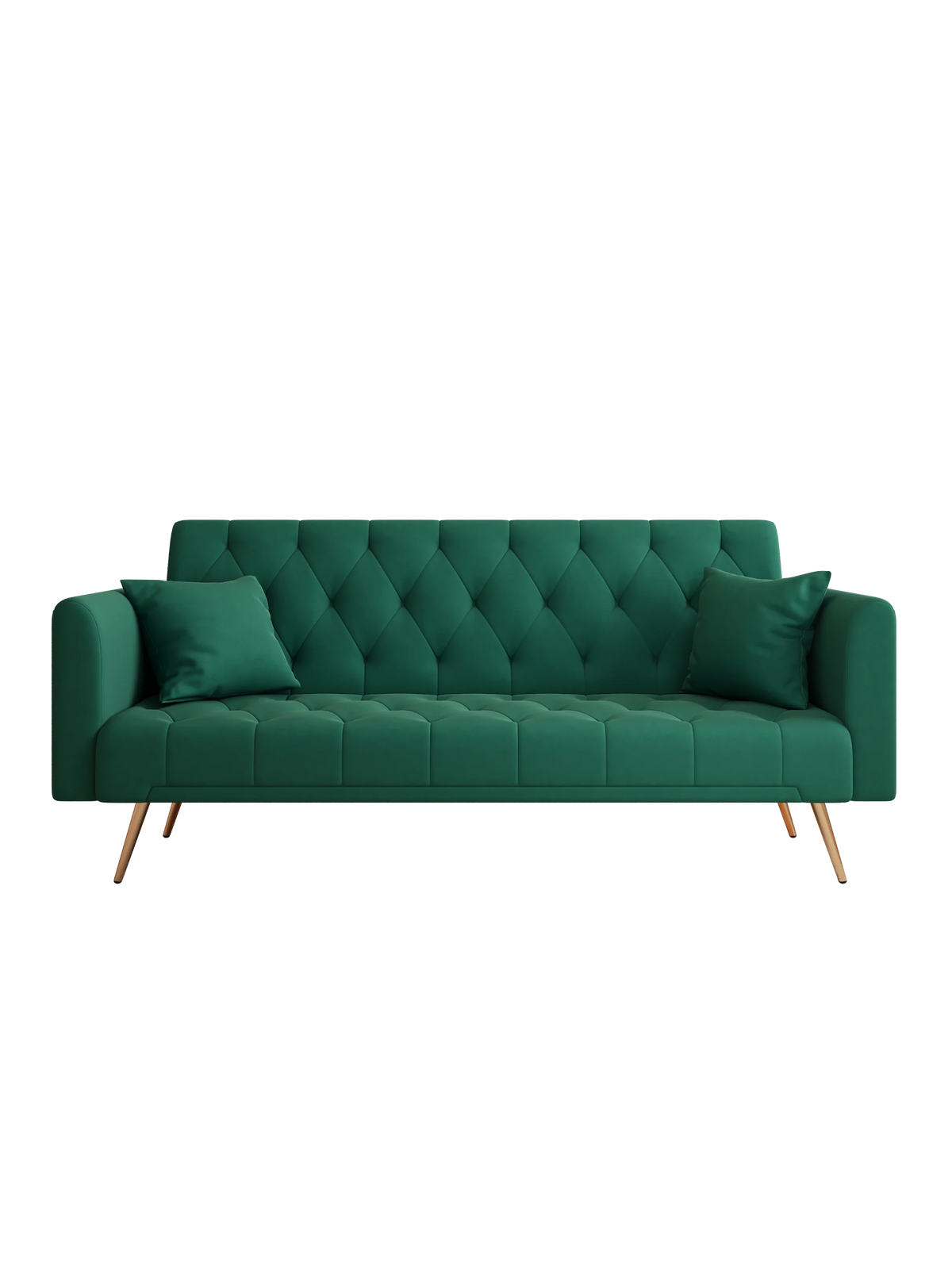 Convertible Sofa Bed Green T27686