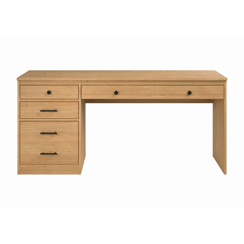 Wood Desk with File Cabinet X30224