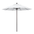 9& Fiberglass Market Umbrella Push Open Bronze/Olefin/White K615