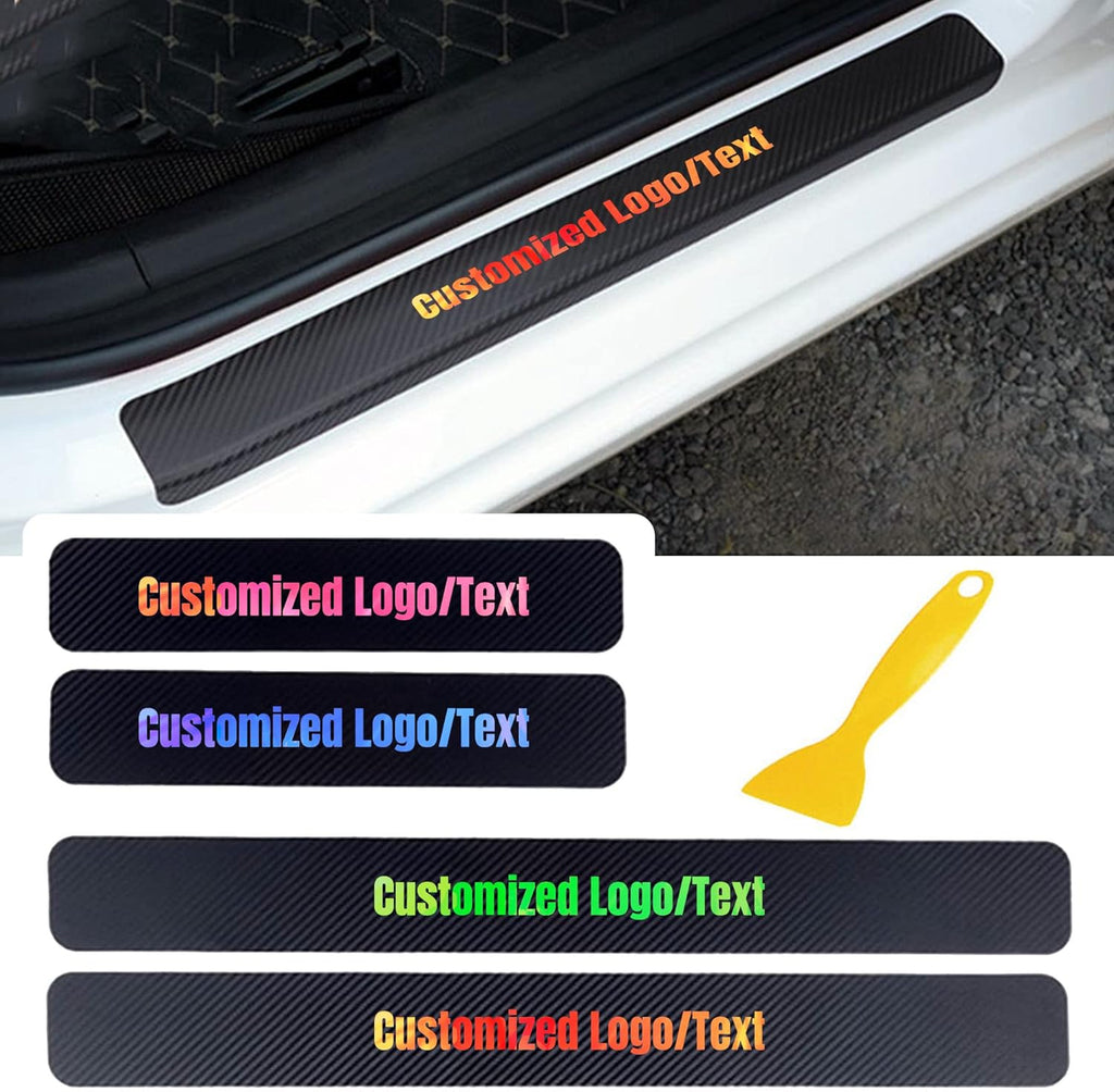 4Pcs Universal Car Door Sill Stickers Z505