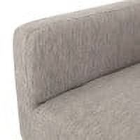 Light Gray Fabric Upholstered Armchair E58452