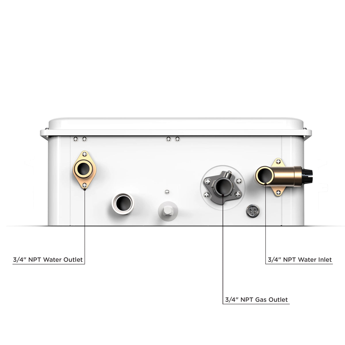 Outdoor Liquid Propane Tankless Water Heater Y481