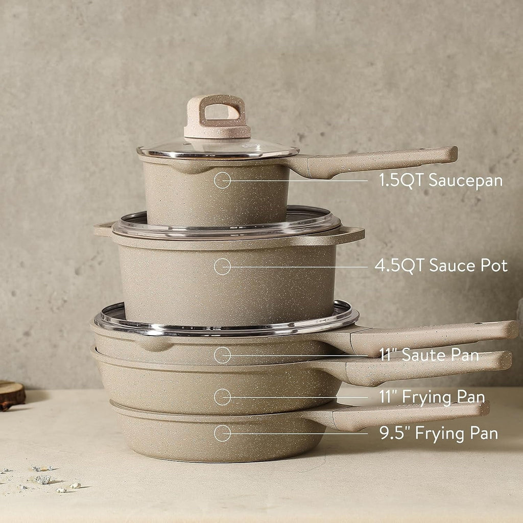 13 Pcs Nonstick Induction Cookware Set D8404