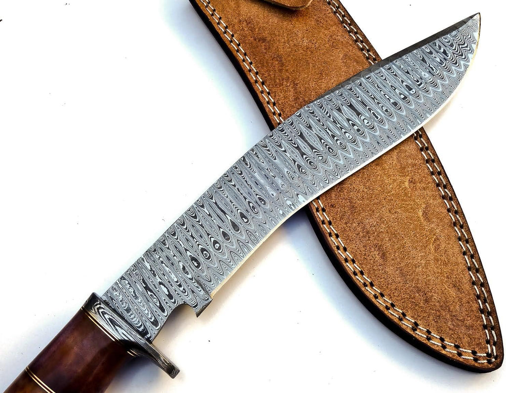 Handmade Damascus Steel 15 Inches Kukri Knife I670020
