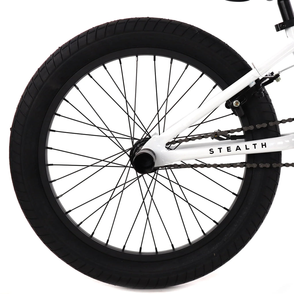 20” White BMX Bicycle Z1601