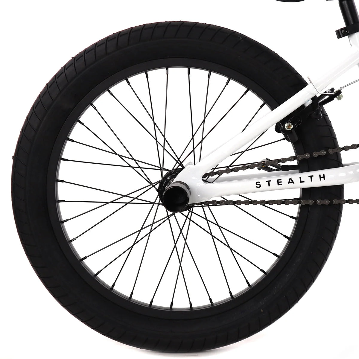 20” White BMX Bicycle Z1601