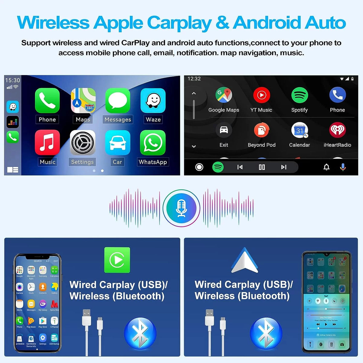 Android 13 9 Inch Touchscreen Car Stereo Radio with Backup Camera J5085