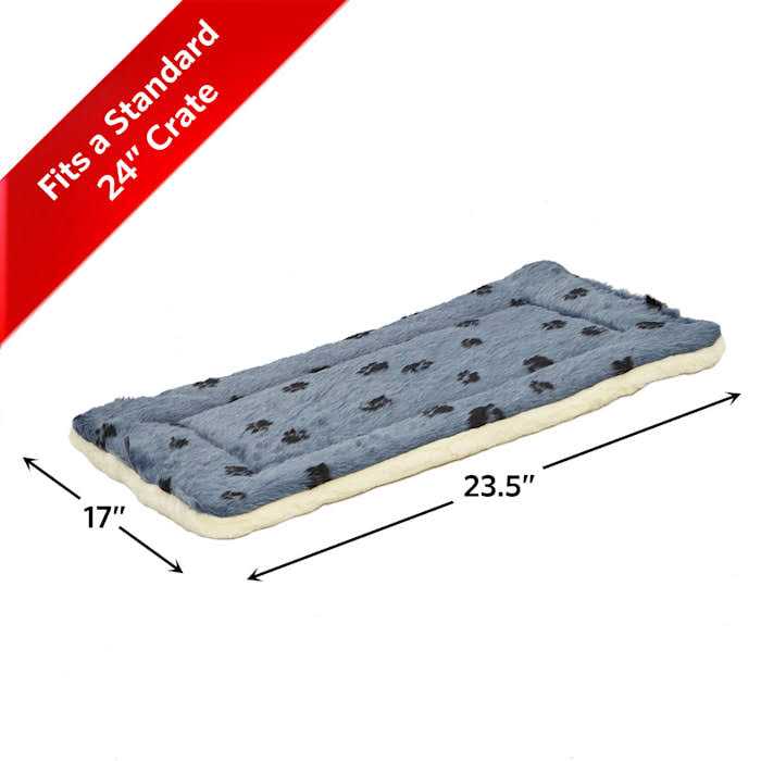 Reversible Paw Print Bed Z366